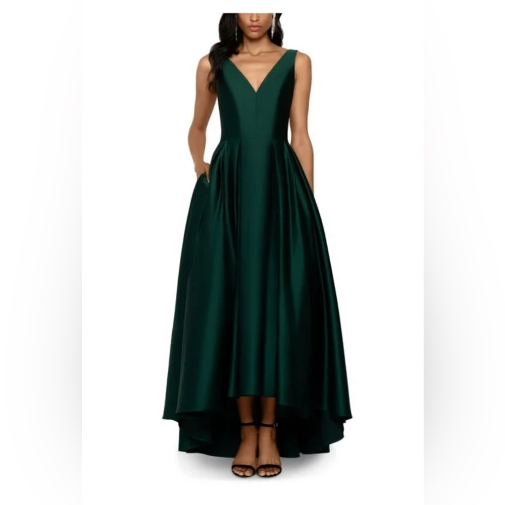 Betsy & Adam Beautiful Emerald Green Ballgown